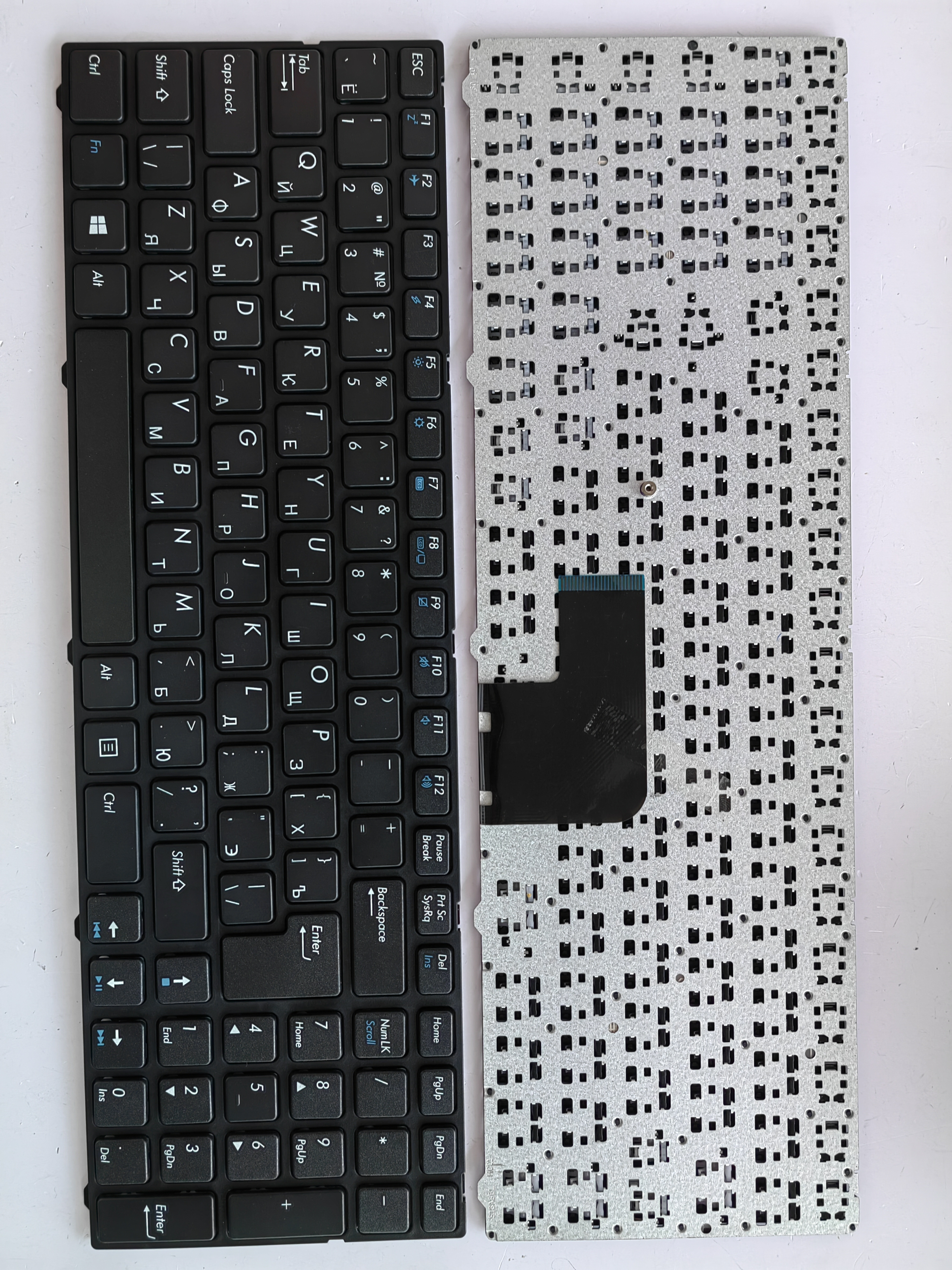 Picture of New Replacement Laptop Keyboard For N/A C15 BLACK FRAME BLACK RU Layout